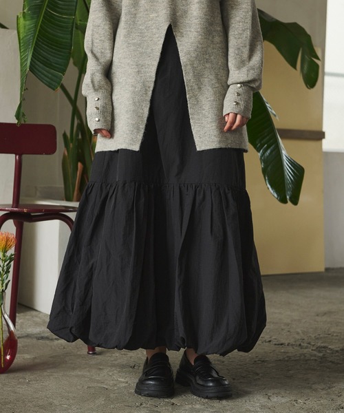 PATOU ブラック バルーンスカート 34 PATOU ブラック バルーンスカート 34 PATOU ブラック バルーンスカート 34