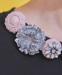 manana suerte | ヴィンテージボタンブローチ(ブローチ/コサージュ)