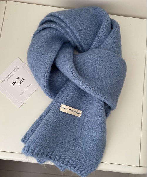 ドーサ ニット マフラー dosa ドーサ ニット マフラー dosa 美品】ドーサDOSAマフラーストール 楽天