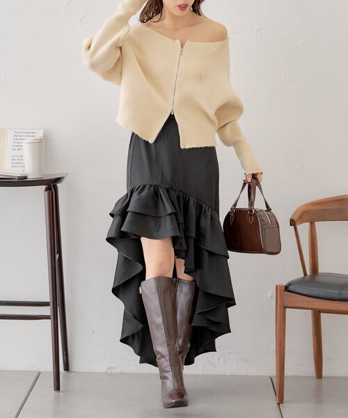 コルコバード⭐︎フリル付きロングスカート