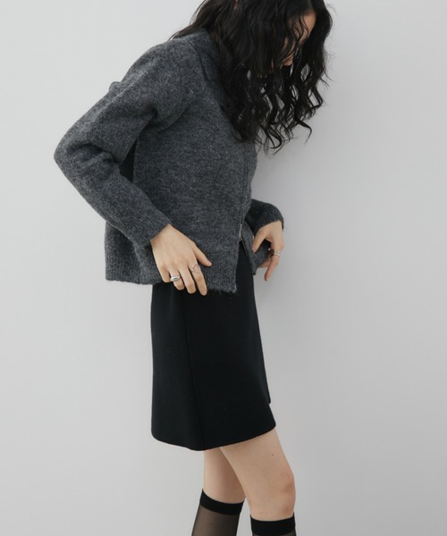 Aunt Marie's（アントマリーズ）の「ニットミニタイトスカート（スカート・レディース・ブラック/グレー/ブラウン・FREE）」の16枚目の写真