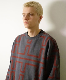 bonjour records | 【The Trilogy Tapes/ザトリロジーテープス】 OVER DYE PULSE CREW SWEAT パルスオーバーダイクルーネックスウェット(スウェット)