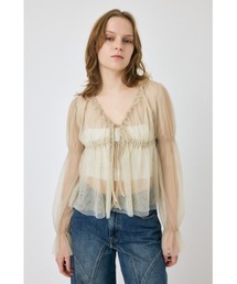 TULLE LAYERED トップス