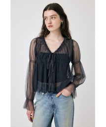 TULLE LAYERED トップス