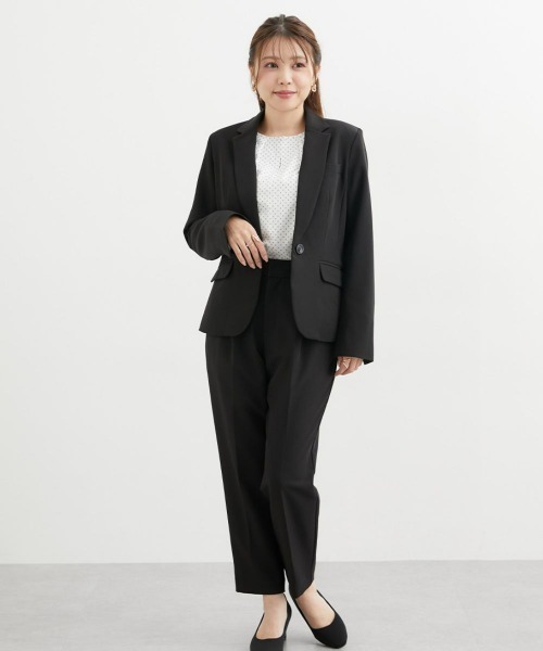 Petitjo（プッチージョ）の「小さいサイズ　ダブルクロステーラードジャケット　低身長さん・小柄女性（テーラードジャケット・レディース・ブラック/ベージュ・PL/PM/PSS/PS）」の8枚目の写真