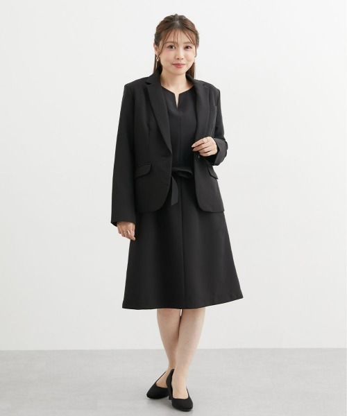 Petitjo（プッチージョ）の「小さいサイズ　ダブルクロステーラードジャケット　低身長さん・小柄女性（テーラードジャケット・レディース・ブラック/ベージュ・PL/PM/PSS/PS）」の3枚目の写真