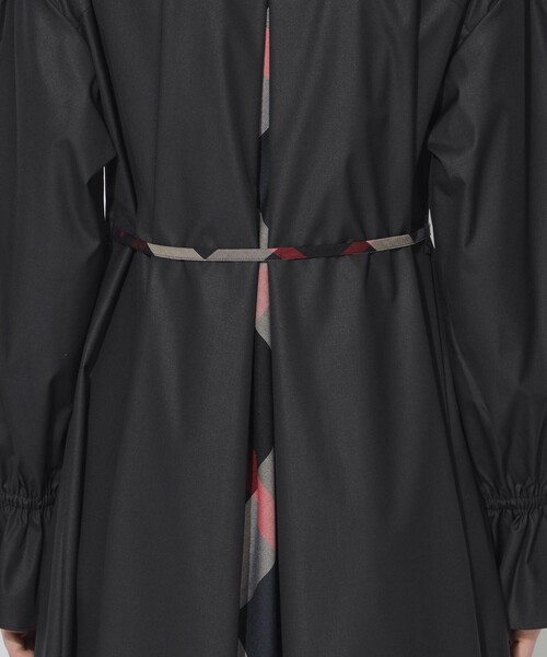 CB CRESTBRIDGE（シービークレストブリッジ）の「バックチェック切替シャツワンピース（ワンピース・レディース・ブラック/オフホワイト・S/M）」の12枚目の写真