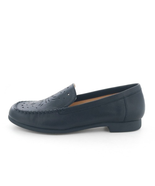 あしながおじさん（アシナガオジサン）の「軽量｜ソフトモカシューズ　2410191（モカシン/デッキシューズ・レディース・ブラック/アイボリー・22.5cm/24.5cm/24cm/23.5cm/23cm）」の14枚目の写真