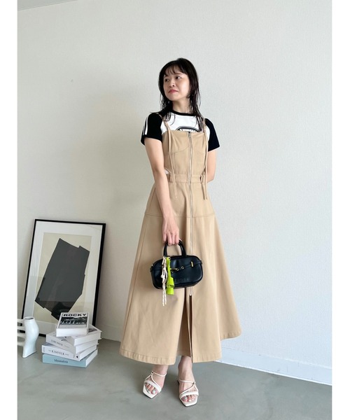 専用です レディース服まとめ売り 大人可愛い♫モカブラウン＆アイボリー ローリー LILY BROWN（リリーブラウン）の「【Dickies×LILYBROWN】カットアウト