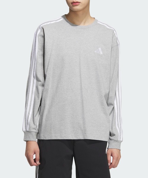 セール】エッセンシャルズ プラス ルーズフィット スリーストライプス