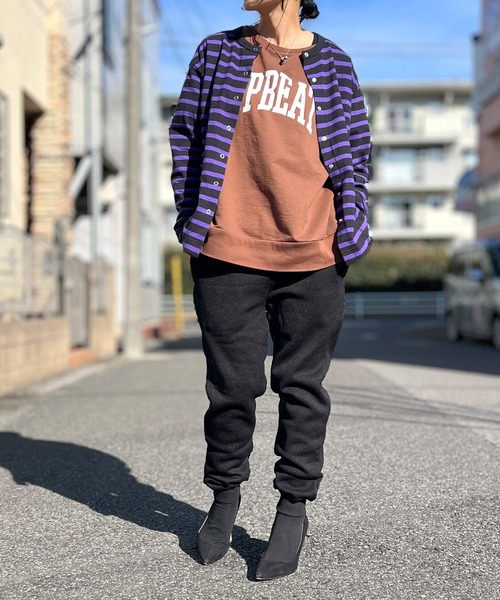 BEATJIVE(ビートジャイブ)の「スリムシルエット レディース スウェットパンツ ジョガーパンツ ミックスニット 裏起毛(その他パンツ・レディース・ダークグレー/ライトグレー/ブラック・1/3/2)」の11枚目の写真