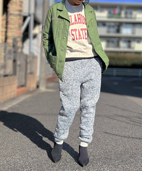 BEATJIVE(ビートジャイブ)の「スリムシルエット レディース スウェットパンツ ジョガーパンツ ミックスニット 裏起毛(その他パンツ・レディース・ダークグレー/ライトグレー/ブラック・1/3/2)」の7枚目の写真
