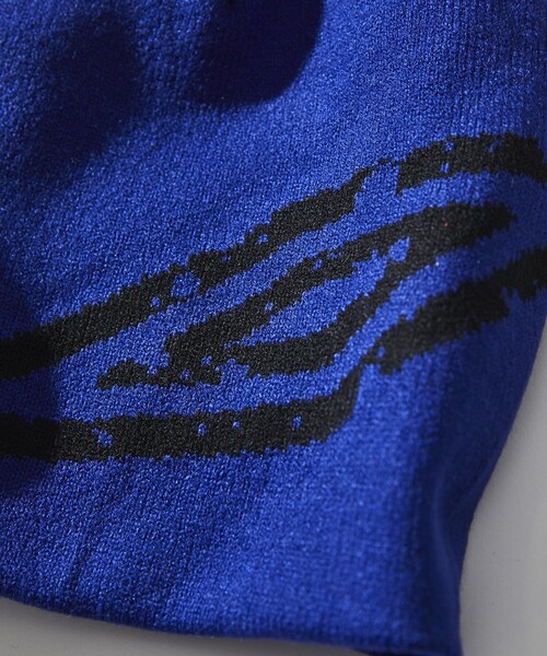 UMBRO（アンブロ）の「UMBRO/アンブロ 別注 Splash Logo Beanie/スプラッシュ ロゴ ビーニー（ニットキャップ/ビーニー・メンズ・チャコールグレー/ブルー/ブラック/ホワイト/レッド・ONE SIZE）」の9枚目の写真