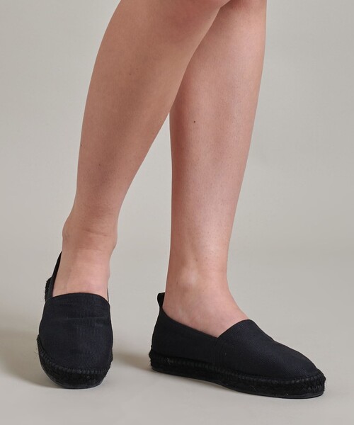 LOEFF（ロエフ）の「【別注】＜LA MANUAL ALPARGATERA＞アンクルリボン エスパドリーユ（スリッポン・レディース・ブラック・40/38/39/37）」の5枚目の写真