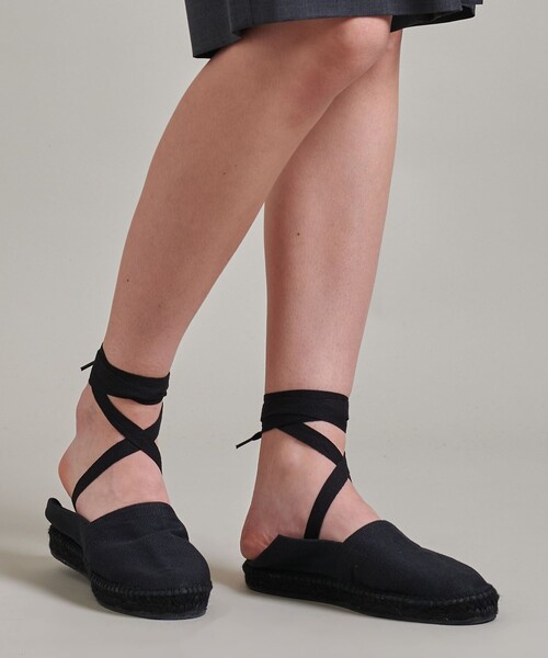 LOEFF（ロエフ）の「【別注】＜LA MANUAL ALPARGATERA＞アンクルリボン エスパドリーユ（スリッポン・レディース・ブラック・40/38/39/37）」の8枚目の写真