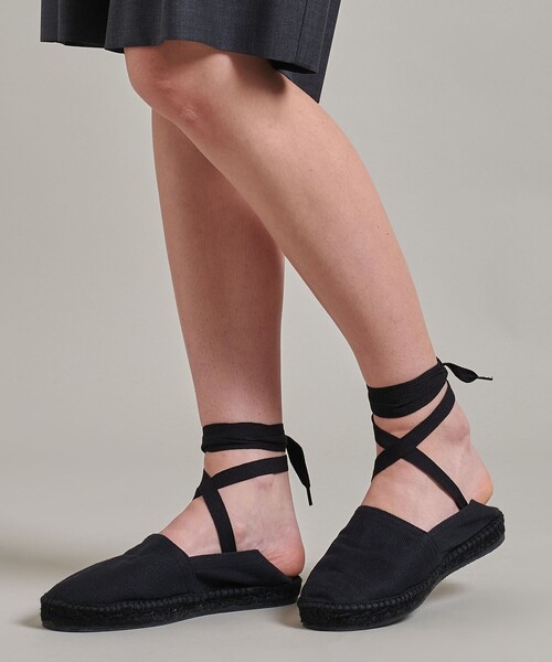 LOEFF（ロエフ）の「【別注】＜LA MANUAL ALPARGATERA＞アンクルリボン エスパドリーユ（スリッポン・レディース・ブラック・40/38/39/37）」の9枚目の写真