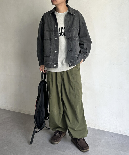 CPCM（シーピーシーエム）の「デニムカバーオール（デニムジャケット・メンズ・ネイビー/インディゴブルー/ブラック・MEDIUM/LARGE）」の10枚目の写真