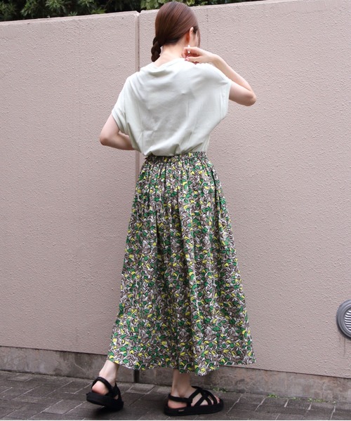 GYMPHLEX（ジムフレックス）の「GYMPHLEX/ジムフレックス　クルーネックスリーブレスプルオーバー　CREWNECK SLEEVELESS P.O.　GY-C0361 FLK（Tシャツ/カットソー・レディース・ブラック/サックスブルー/グレイッシュベージュ/ホワイト/ライトグレー/ライトグリーン/チャコールグレー・14）」の18枚目の写真