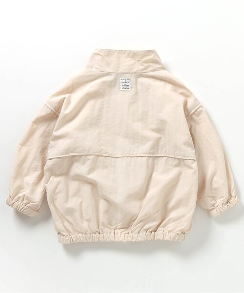 BREEZE（ブリーズ）の「【ジュニア対応】パイピングライトアウター（ナイロンジャケット・キッズ・ブラック/アイボリー/ミント・80/90/100/110/120/130/140/150）」の13枚目の写真