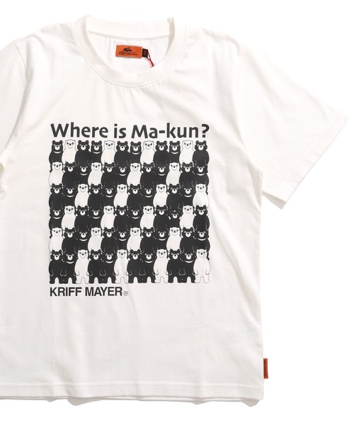 KRIFF MAYER（クリフメイヤー）の「【綿100％】楽LUCK-T(マー君を探せ)（Tシャツ/カットソー・キッズ・ライトグリーン/オレンジ/ネイビー/オフホワイト・120/130/140/150/160/170）」の3枚目の写真