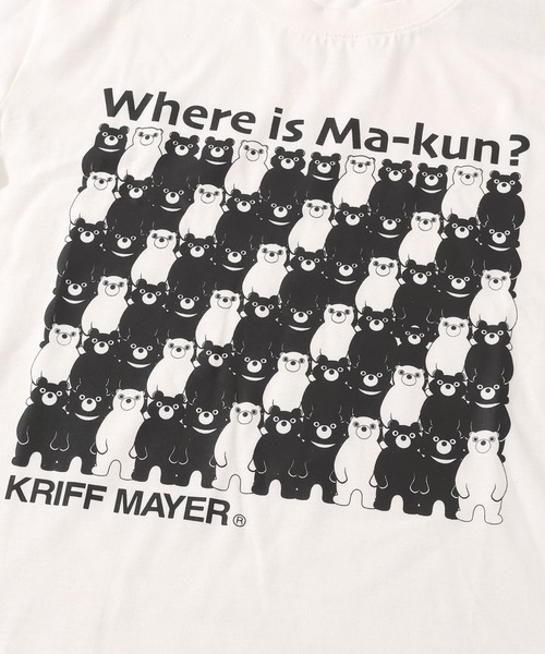 KRIFF MAYER（クリフメイヤー）の「【綿100％】楽LUCK-T(マー君を探せ)（Tシャツ/カットソー・キッズ・ライトグリーン/オレンジ/ネイビー/オフホワイト・120/130/140/150/160/170）」の5枚目の写真
