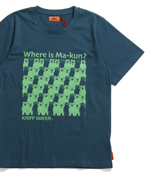 KRIFF MAYER（クリフメイヤー）の「【綿100％】楽LUCK-T(マー君を探せ)（Tシャツ/カットソー・キッズ・ライトグリーン/オレンジ/ネイビー/オフホワイト・120/130/140/150/160/170）」の13枚目の写真