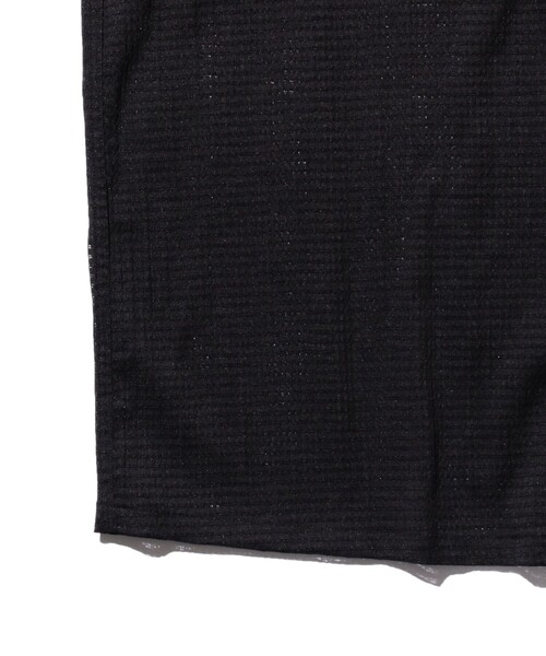 BEAMS PLUS(ビームスプラス)の「メッシュ オープンカラー シャツ(シャツ/ブラウス・メンズ・ミント/ブラック・M/XL/L/S)」の6枚目の写真