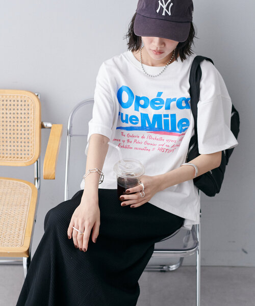 DISCOAT(ディスコート)の「【ユニセックス】ヴィンテージグラフィックTシャツ(Tシャツ/カットソー・レディース・ライトベージュ/チャコールグレー/オフホワイト・FREE)」の9枚目の写真