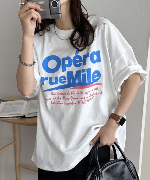 DISCOAT(ディスコート)の「【ユニセックス】ヴィンテージグラフィックTシャツ(Tシャツ/カットソー・レディース・ライトベージュ/チャコールグレー/オフホワイト・FREE)」の12枚目の写真