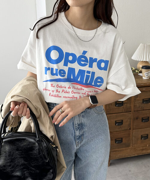 DISCOAT(ディスコート)の「【ユニセックス】ヴィンテージグラフィックTシャツ(Tシャツ/カットソー・レディース・ライトベージュ/チャコールグレー/オフホワイト・FREE)」の18枚目の写真
