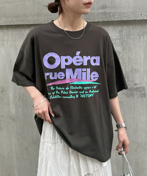 DISCOAT(ディスコート)の「【ユニセックス】ヴィンテージグラフィックTシャツ(Tシャツ/カットソー・レディース・ライトベージュ/チャコールグレー/オフホワイト・FREE)」の22枚目の写真