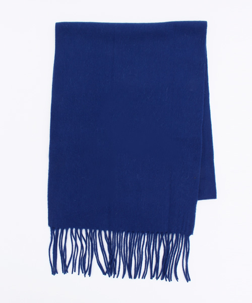 ikka（イッカ）の「カシミヤブレンドソリッドマフラー（マフラー・メンズ・ブラック/ベージュ/ライトグレー/ワイン/ブルー・FREE）」の4枚目の写真