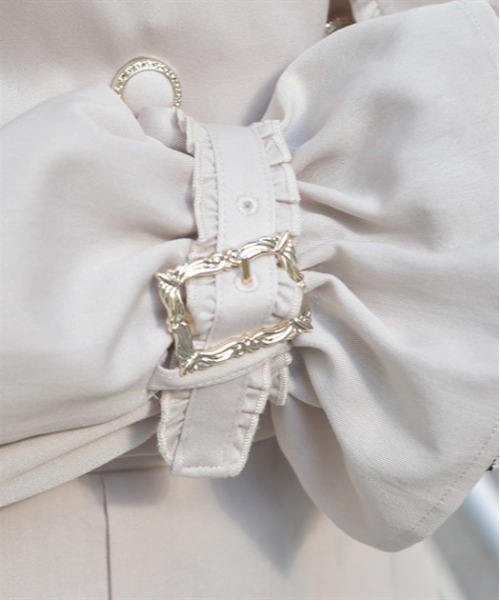 axes femme（アクシーズファム）の「プチフリルショートジャケット（テーラードジャケット・レディース・ブラック/ブルー/キナリ・FREE）」の11枚目の写真