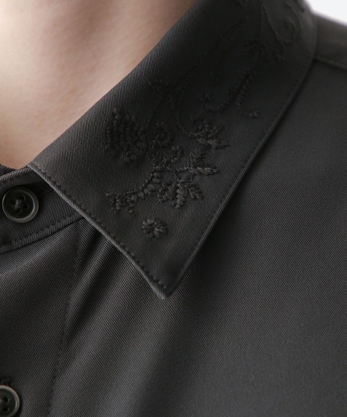 RAGEBLUE(レイジブルー)の「【LUXURY+EASY】<接触冷感>ラグイージー/ドレープルーズ刺繍シャツ(シャツ/ブラウス・メンズ・ホワイト/グレー/ブルー・MEDIUM/LARGE)」の16枚目の写真