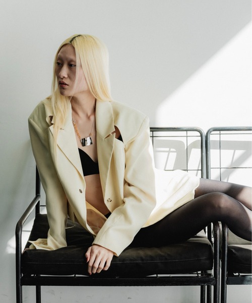 loni(ロニ)の「Ground Plate Necklace(ネックレス・レディース・その他/シルバー・FREE)」の4枚目の写真