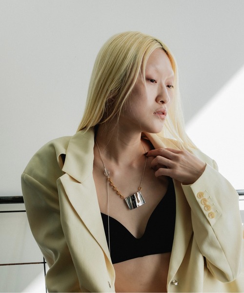 loni(ロニ)の「Ground Plate Necklace(ネックレス・レディース・その他/シルバー・FREE)」の8枚目の写真