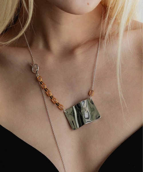 loni(ロニ)の「Ground Plate Necklace(ネックレス・レディース・その他/シルバー・FREE)」の7枚目の写真