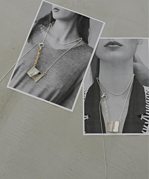 loni(ロニ)の「Ground Plate Necklace(ネックレス・レディース・その他/シルバー・FREE)」の3枚目の写真