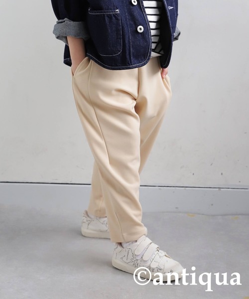 antiqua(アンティカ)の「テーパードパンツ(その他パンツ・キッズ・ダークグリーン/レッド/ライム/ブラウン系その他/ブラック/アイボリー・130/120)」の9枚目の写真