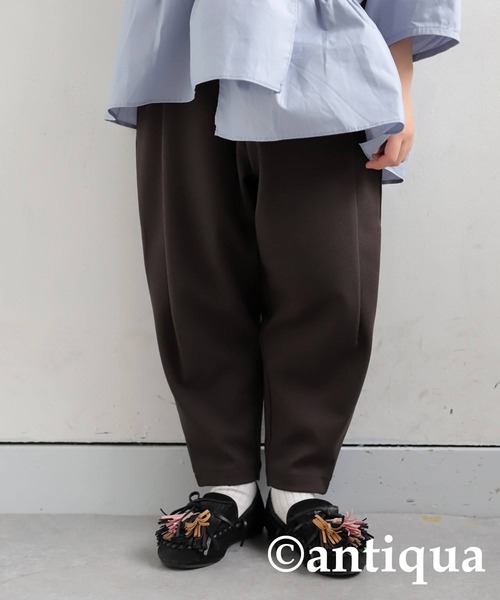 antiqua(アンティカ)の「テーパードパンツ(その他パンツ・キッズ・ダークグリーン/レッド/ライム/ブラウン系その他/ブラック/アイボリー・130/120)」の20枚目の写真