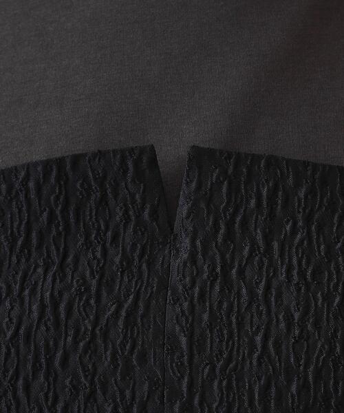 OPAQUE.CLIP（オペークドットクリップ）の「ジャカードビスチェドッキングトップス【洗濯機洗い可】（Tシャツ/カットソー・レディース・ブラック系4/ホワイト系5/チャコール・40/42/38）」の20枚目の写真