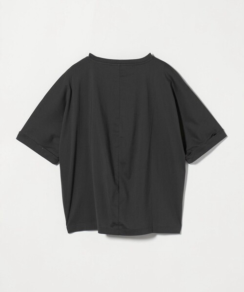 tシャツ 「接触冷感」ロールアップスリーブカットソー レディース セール】トリコット ロールアップ スリーブ カットソー -接触冷