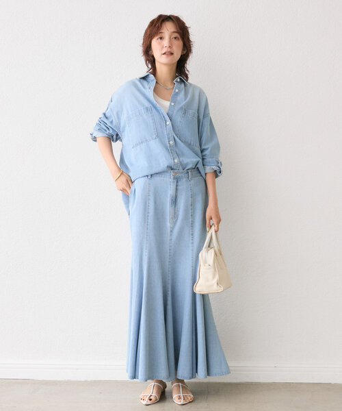 RIVE DROITE（リヴドロワ）の「【コーデのポイントに】ポインテッドラインミュール（サンダル・レディース・ホワイト/ブラック/ブラック系その他2/レッド・38/37）」の6枚目の写真