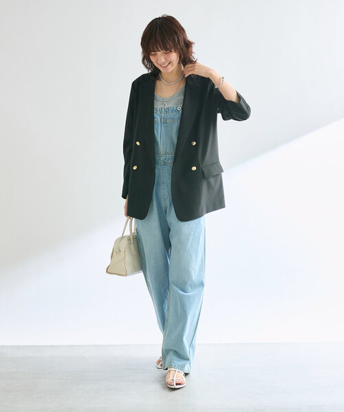 RIVE DROITE（リヴドロワ）の「【コーデのポイントに】ポインテッドラインミュール（サンダル・レディース・ホワイト/ブラック/ブラック系その他2/レッド・38/37）」の15枚目の写真