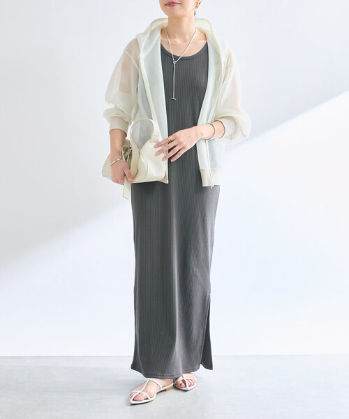 RIVE DROITE（リヴドロワ）の「【コーデのポイントに】ポインテッドラインミュール（サンダル・レディース・ホワイト/ブラック/ブラック系その他2/レッド・38/37）」の20枚目の写真