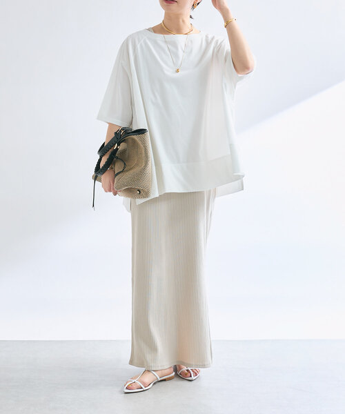 RIVE DROITE（リヴドロワ）の「【コーデのポイントに】ポインテッドラインミュール（サンダル・レディース・ホワイト/ブラック/ブラック系その他2/レッド・38/37）」の22枚目の写真