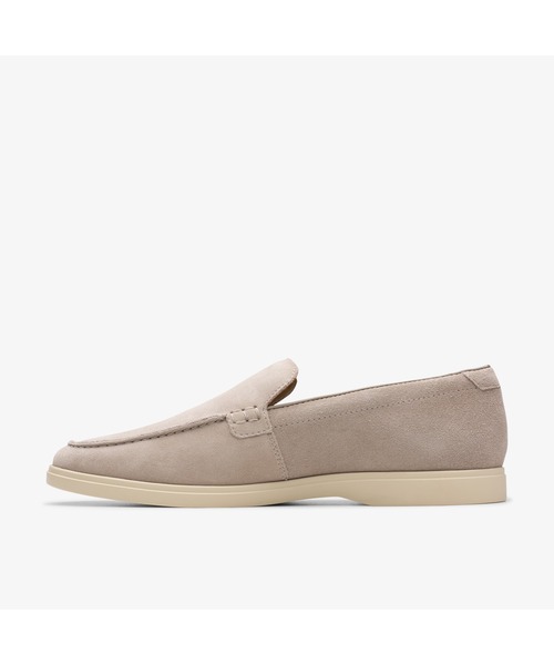 Clarks（クラークス）の「Torford Easy / トーフォードイージー（グレースエード）（ローファー・メンズ・グレー・UK6/UK6.5/UK7/UK7.5/UK8/UK8.5/UK9/UK9.5/UK10）」の4枚目の写真