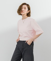 UR'S（ユアーズ）の「汗染み防止クロップドTシャツ（Tシャツ/カットソー）」
