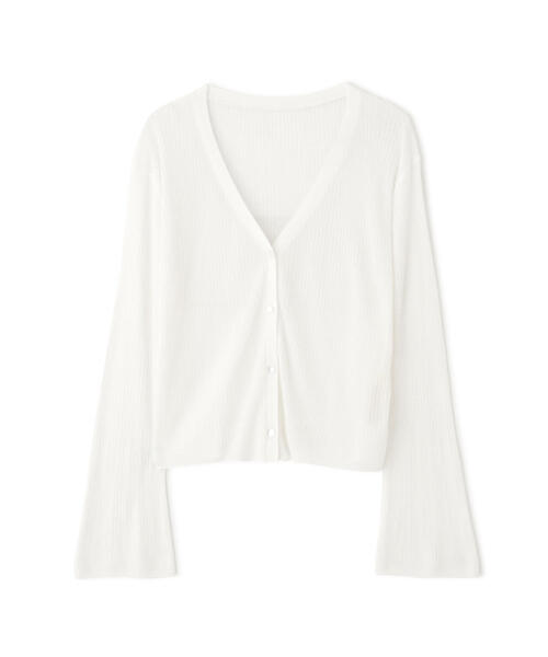 PROPORTION BODY DRESSING（プロポーションボディドレッシング）の「＜Ｅ＞シアーショートカーディガン / 1215177400（カーディガン/ボレロ・レディース・ホワイト系その他/ピンク/ブラック・FREE）」の11枚目の写真