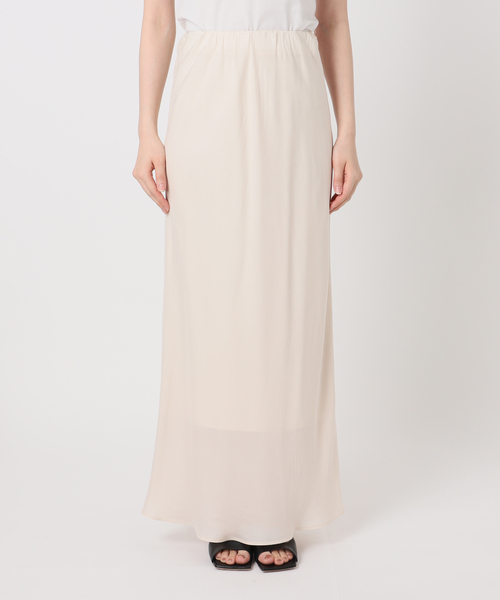 追加》キュプラナローAラインスカート（スカート）｜NOBLE